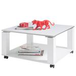 Table basse Vidora II Blanc brillant / Blanc mat