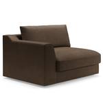 1,5-Sitzer Sofa Dixwell Webstoff Palila: Espresso - Armlehne davorstehend links