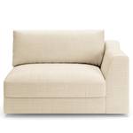 1,5-Sitzer Sofa Dixwell Webstoff Palila: Creme - Armlehne davorstehend rechts