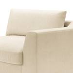 1,5-Sitzer Sofa Dixwell Webstoff Palila: Creme - Armlehne davorstehend rechts