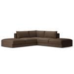 Ecksofa Dixwell Webstoff Palila: Espresso