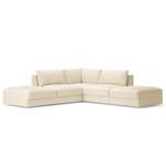 Ecksofa Dixwell Webstoff Palila: Creme