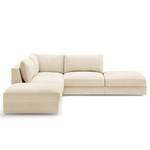 Ecksofa Dixwell Webstoff Palila: Creme