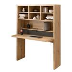 Open kast-bureaucombinatie Volet Artisan eikenhouten look/mat antracietkleurig