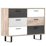 Kast Brookton II meerdere kleuren/eikenhouten look