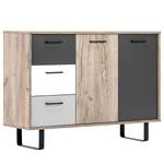 Kast Brookton III meerdere kleuren/eikenhouten look