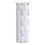 Rideau à passants Rawlins Polyester - Blanc / Gris - 140 x 245 cm