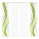Schuifgordijn Opalia (4 delig) polyester - Groen