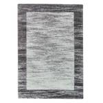 Tapis épais Savona III Tissu - Anthracite / Vert menthe - 67 x 130 cm