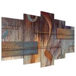 Afbeelding Oriental Composition acrylglas - meerdere kleuren - 100 x 50 cm