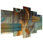 Acrylglas-afbeelding Exotic Note acrylglas - meerdere kleuren - 100 x 50 cm