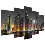 Afbeelding Desertic City acrylglas - meerdere kleuren - 200 x 100 cm