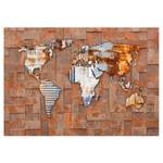 Vliesbehang Arcana of Modernity premium vlies - roestbruin/grijs - 350 x 245 cm