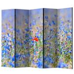 Kamerscherm Meadow Cornflowers vlies - meerdere kleuren - 5-delige set