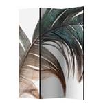 Paravent Beautiful Feather Intissé - Multicolore - 135 x 172 m