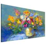 Tableau déco Autumn Bouquet Lin - Multicolore - 90 x 60 cm