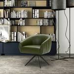 Fauteuil Melnik Cuir véritable - Vert foncé