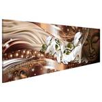 Afbeelding Etherische Stilte linnen - bruin/champagnekleurig - 150 x 50 cm