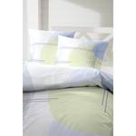 Parure de lit en percale Ensley Coton - Vert pâle - 155 x 220 cm + oreiller 80 x 80 cm