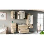 Armoire de toilette Homeline Imitation chêne clair - Largeur : 80 cm