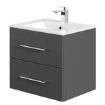 Meuble avec vasque Homeline Anthracite - Largeur : 60 cm