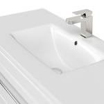 Meuble avec vasque Homeline Blanc brillant - Largeur : 100 cm
