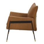 Fauteuil Risskov echt leer - bruin