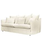 Sofa Wassy I (3-Sitzer) Strukturstoff - Creme