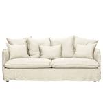 Sofa Wassy I (3-Sitzer) Strukturstoff - Creme