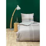 Parure de lit en renforcé Checks Coton - Polar - 155 x 200 cm + oreiller 80 x 80 cm