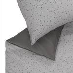 Parure de lit en renforcé Spots Coton - Gris clair - 135 x 200 cm + oreiller 80 x 80 cm
