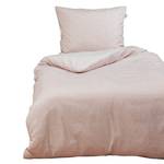 Parure de lit en satin mako Waterfall Coton - Rose clair - 155 x 220 cm + oreiller 80 x 80 cm