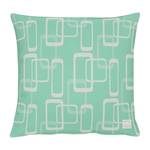 Coussin 3966 Fibres synthétiques - Turquoise