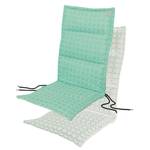 Coussin de chaise 3973 Fibres synthétiques - Turquoise