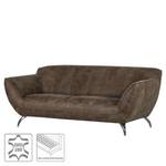 Sofa Astley (2-Sitzer) Echtleder - Nougat