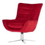 Fauteuil Chassy II fluweel - Rood