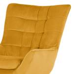 Fauteuil Chassy II fluweel - Goudgeel