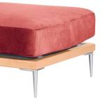 Ligfauteuil Barksdale vlakweefsel - Rood