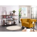 Fauteuil Baille fluweel - Goudgeel