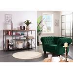 Fauteuil Baille fluweel - Antiek groen