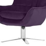 Fauteuil Chassy II fluweel - Bessenkleurig