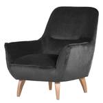 Fauteuil Oulu Velours - Gris