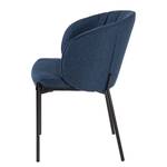 Chaise à accoudoirs  Cantil Tissu / Acier - Noir - Bleu lumineux / Noir