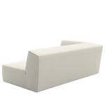 Chaise longue Elements geweven stof - Stof TBO: 39 powder grey - Longchair vooraanzicht rechts