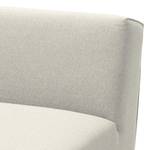 Chaise longue Elements geweven stof - Stof TBO: 39 powder grey - Longchair vooraanzicht rechts