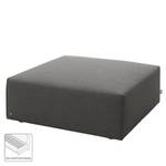 Gestoffeerde hocker Elements geweven stof - Stof TBO: 19 woven grey