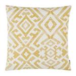 Housse de coussin Elani Tissu mélangé - Jaune - 40 x 40 cm