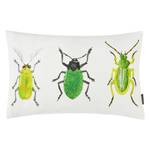 Housse de coussin Amigos Coton - Blanc / Citron