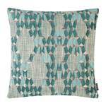 Housse de coussin Avignon Tissu mélangé - Jade / Gris