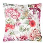 Housse de coussin Francesca Coton - Blanc / Rouge - Blanc / Rouge - 40 x 40 cm